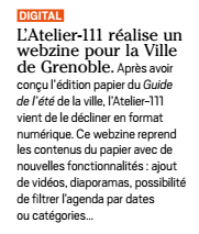 InterMedia - Atelier 111 - Ville de Grenoble - webzine